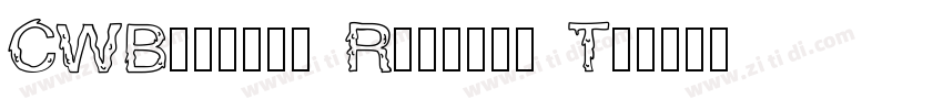 CWBantley Regular Tr字体转换